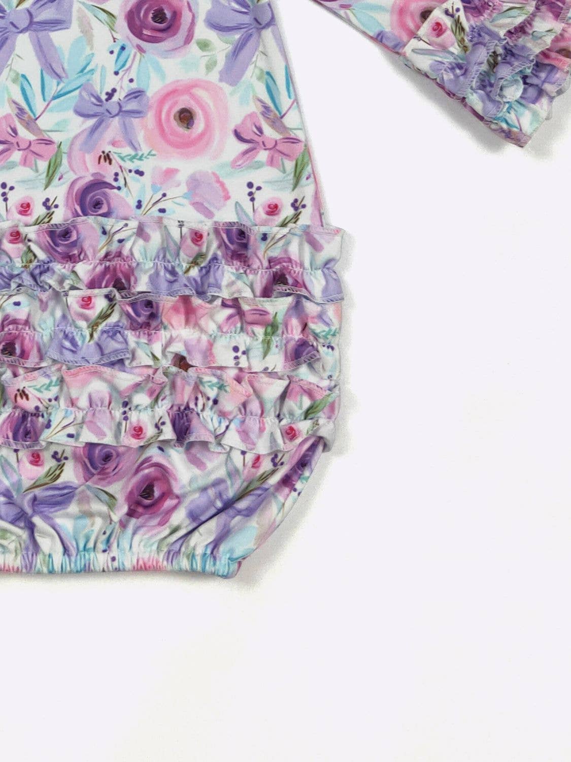 Clover Cottage - Rosette Coquette Baby Gown