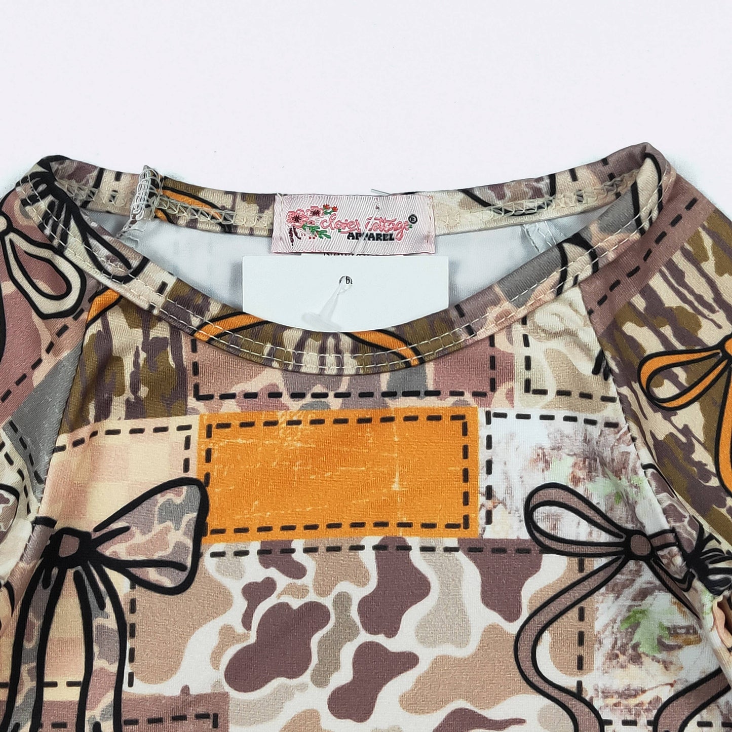 Clover Cottage - Camo Patchwork Baby Gown