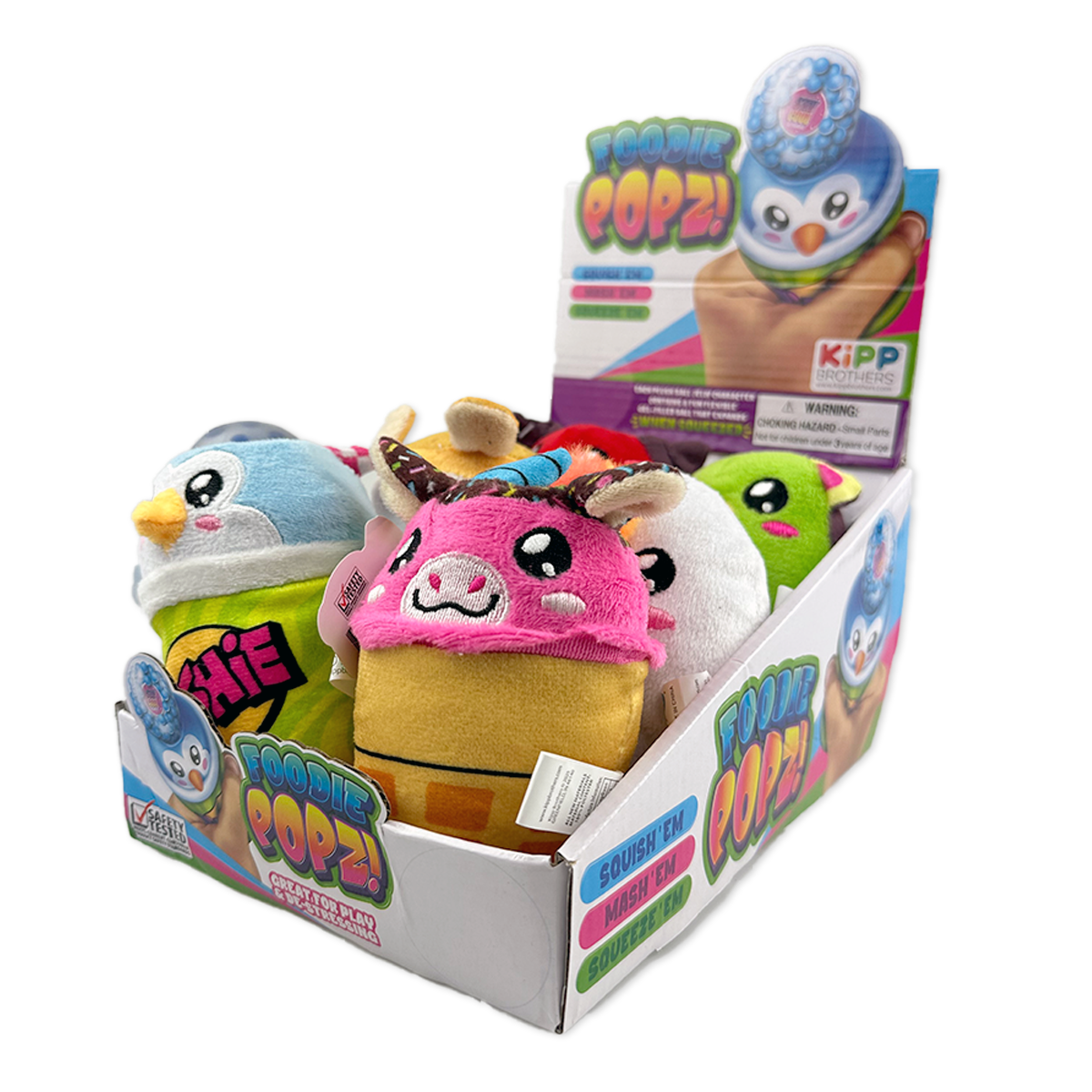 Novelty Brands - So Much Fun! Foodie Squishy Plush Toy Assortment - 6/Display
