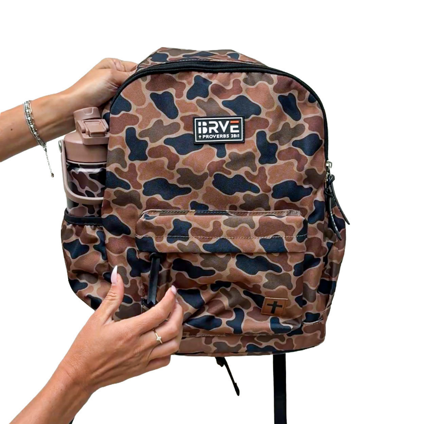 BRVE by Fletch - Brown Lord's Army Camo Backpack