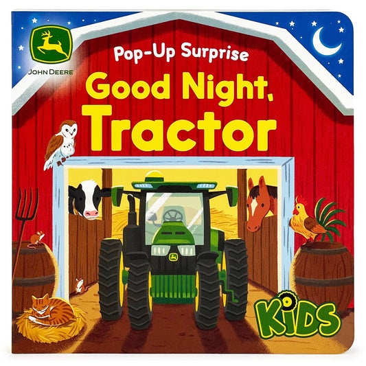 Cottage Door Press - John Deere Kids Good Night Tractor Lift a Flap Board Book