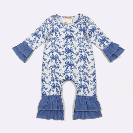 Azure Waverly Baby Romper