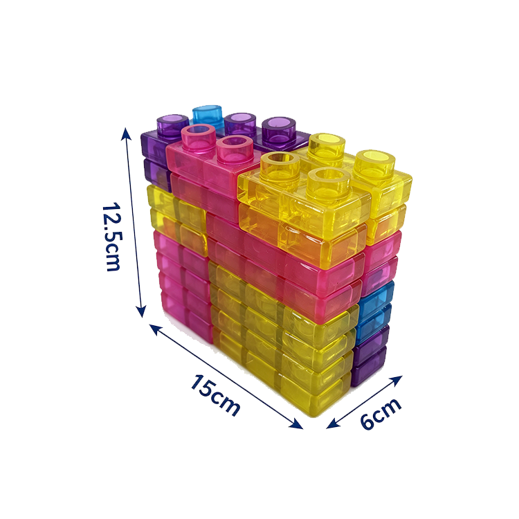 Novelty Brands - Fun Doh JUMBO Squish Blocks Building Sensory Toy - 6/Display