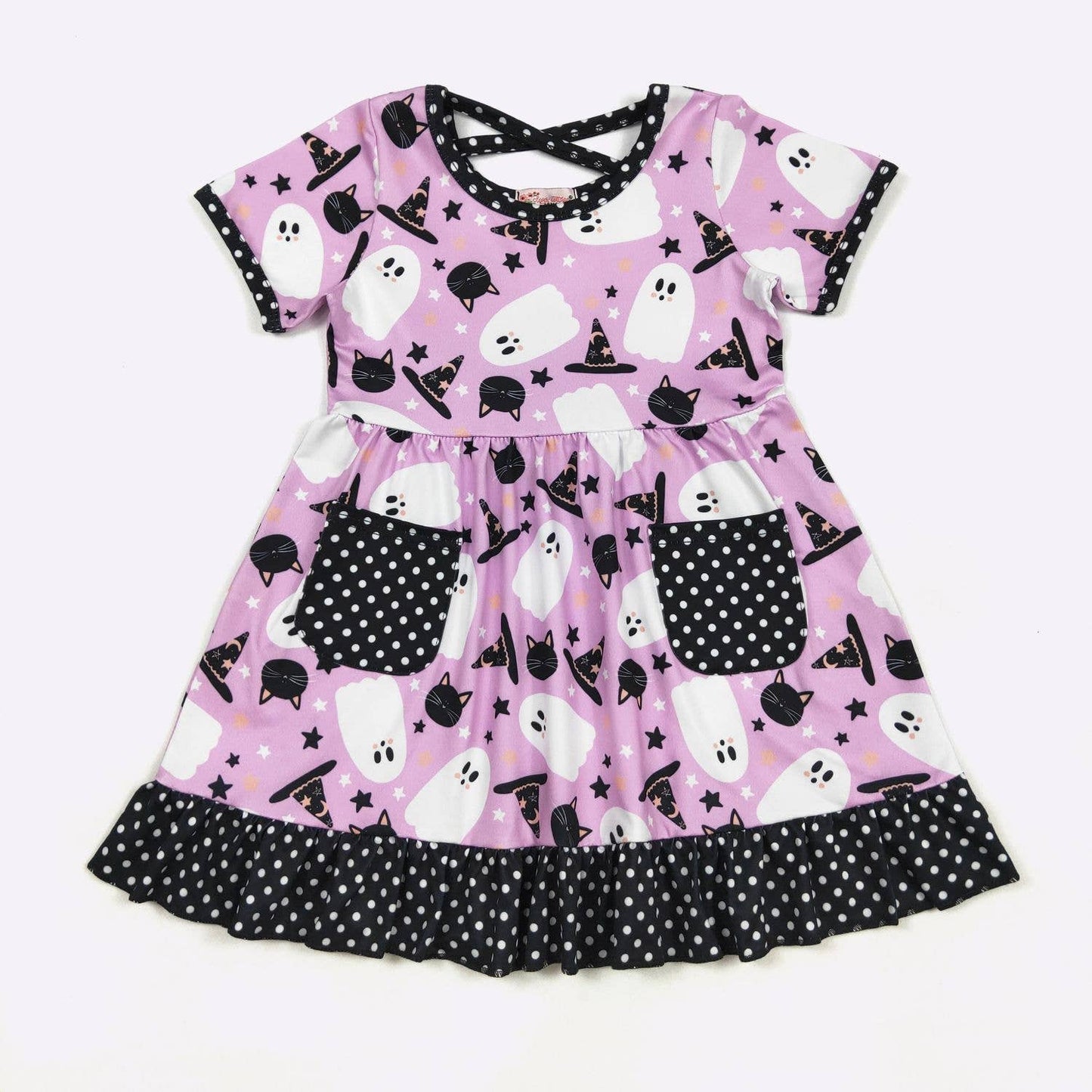 Clover Cottage - Orchid Ghost Girls Dress