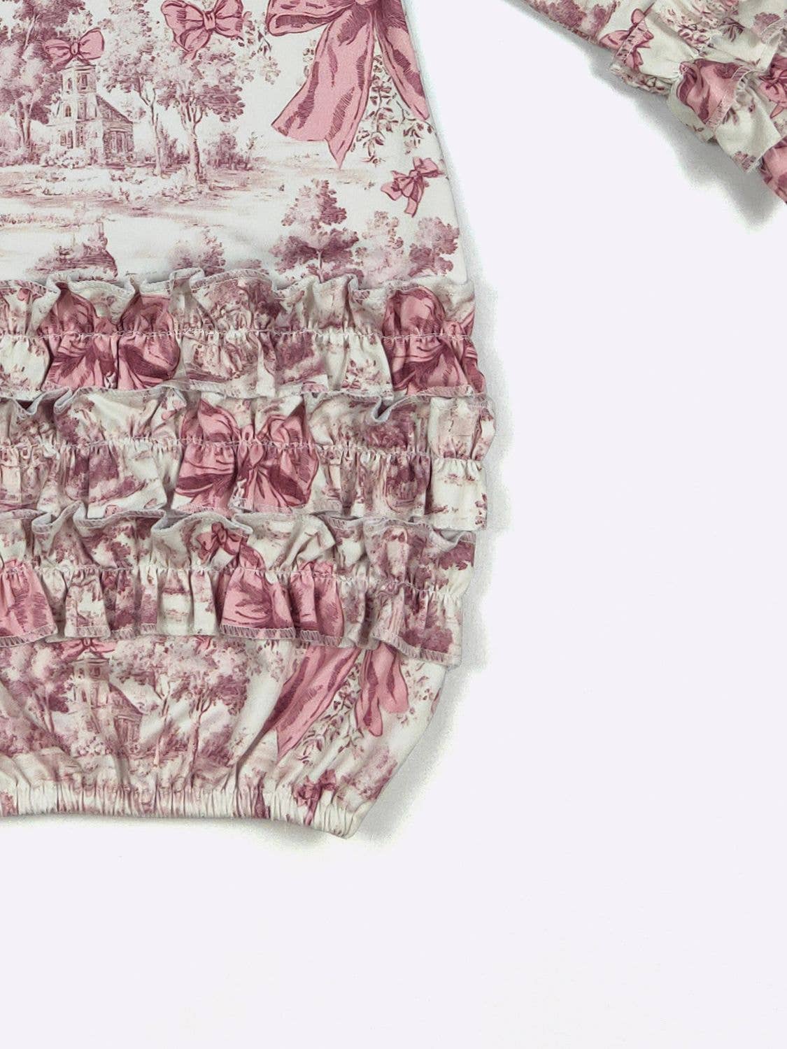 Clover Cottage - Mauve Toile Baby Gown