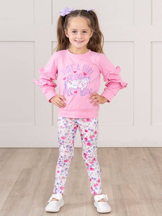 "Just a Girl Who Love Cows" Outfit