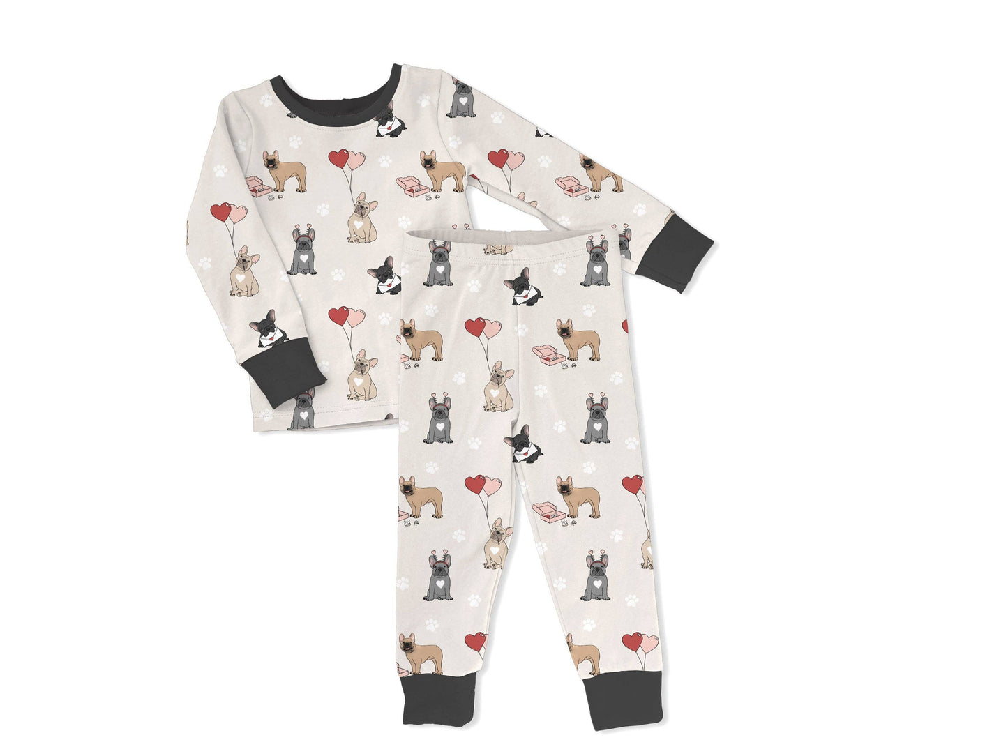 Sweet P Baby Co. - Puppy Love 2-Piece Bamboo Pajamas