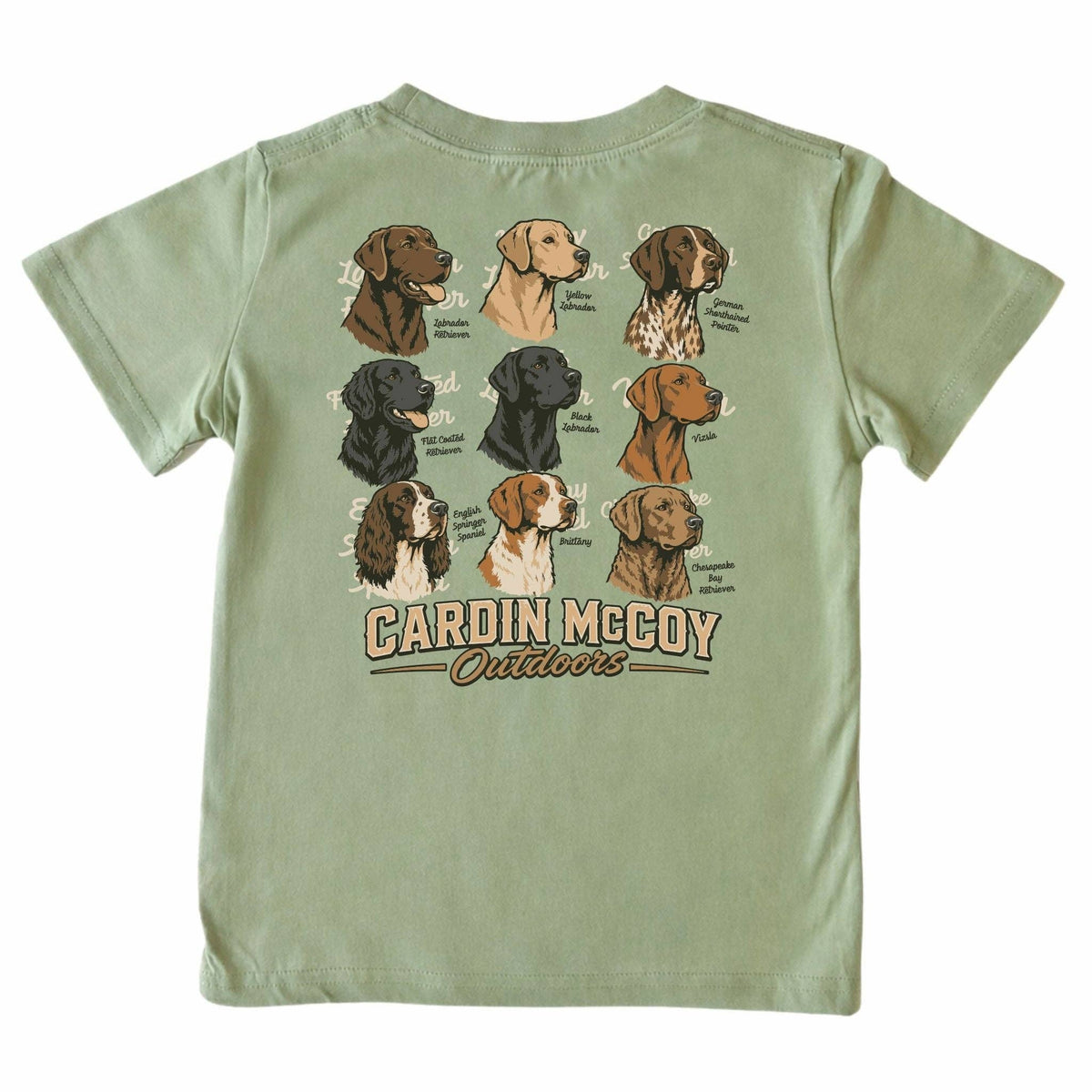 Cardin McCoy - Kids' Hunting Dog Outdoors Short-Sleeve Tee