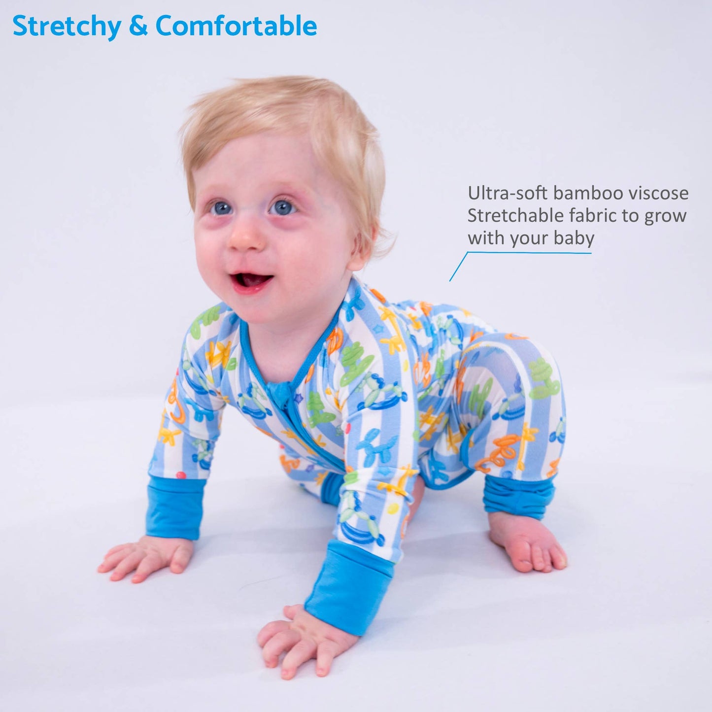 Twist and Shout - Baby Boy  Bamboo Pajamas