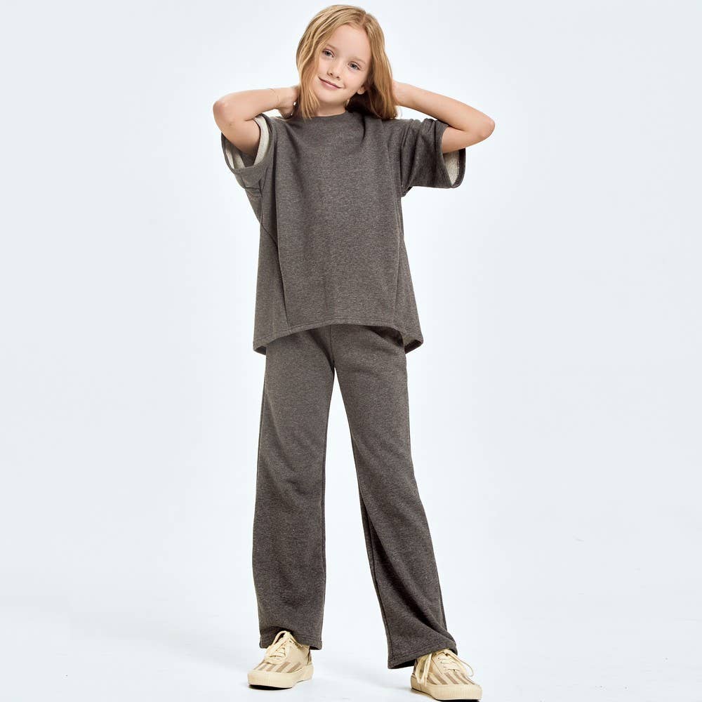 Cotton French Terry Top and Pants Set
