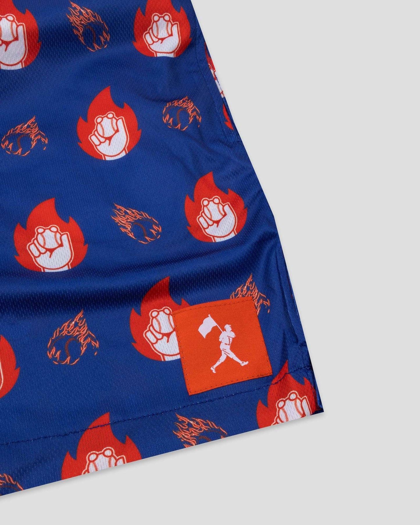 Baseballism-  Flamethrower Diamond Air Mesh Shorts - Youth