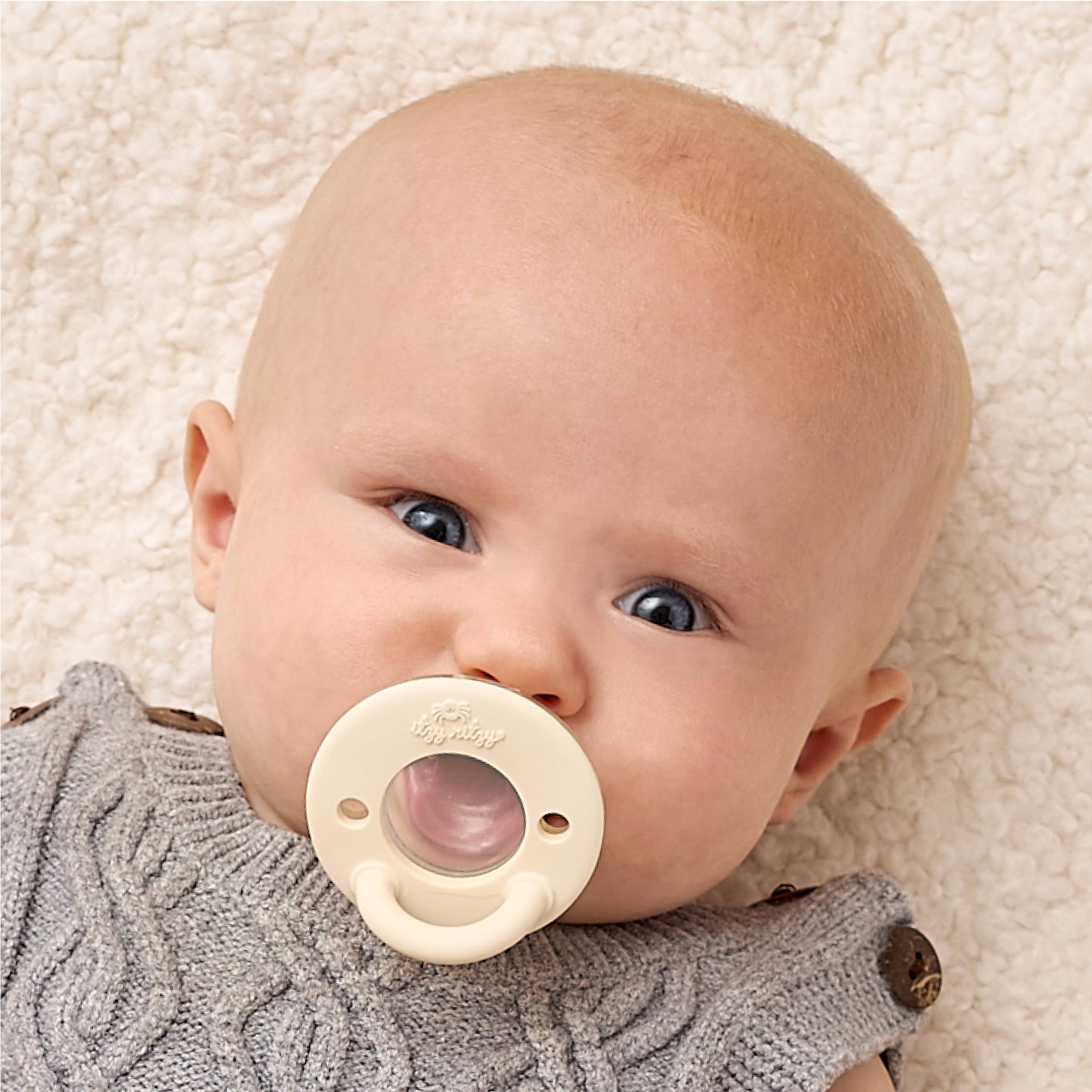 Itzy Ritzy - *NEW* Latch & Soothe™ Breastlike Pacifier - Taupe
