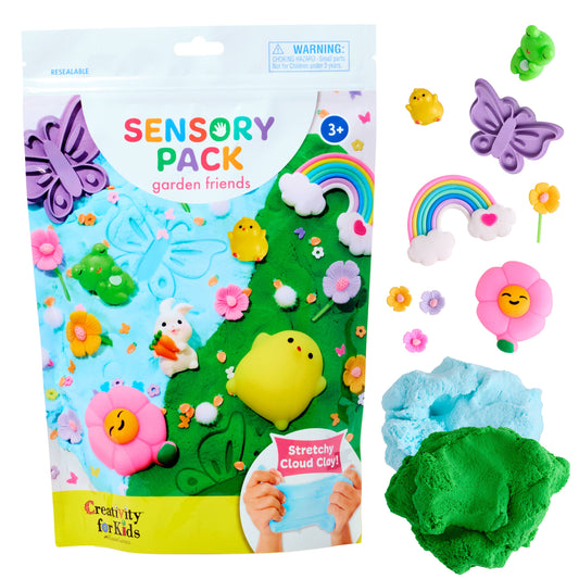Faber-Castell / Creativity for Kids - Sensory Pack Garden Friends Play Kit for Kids