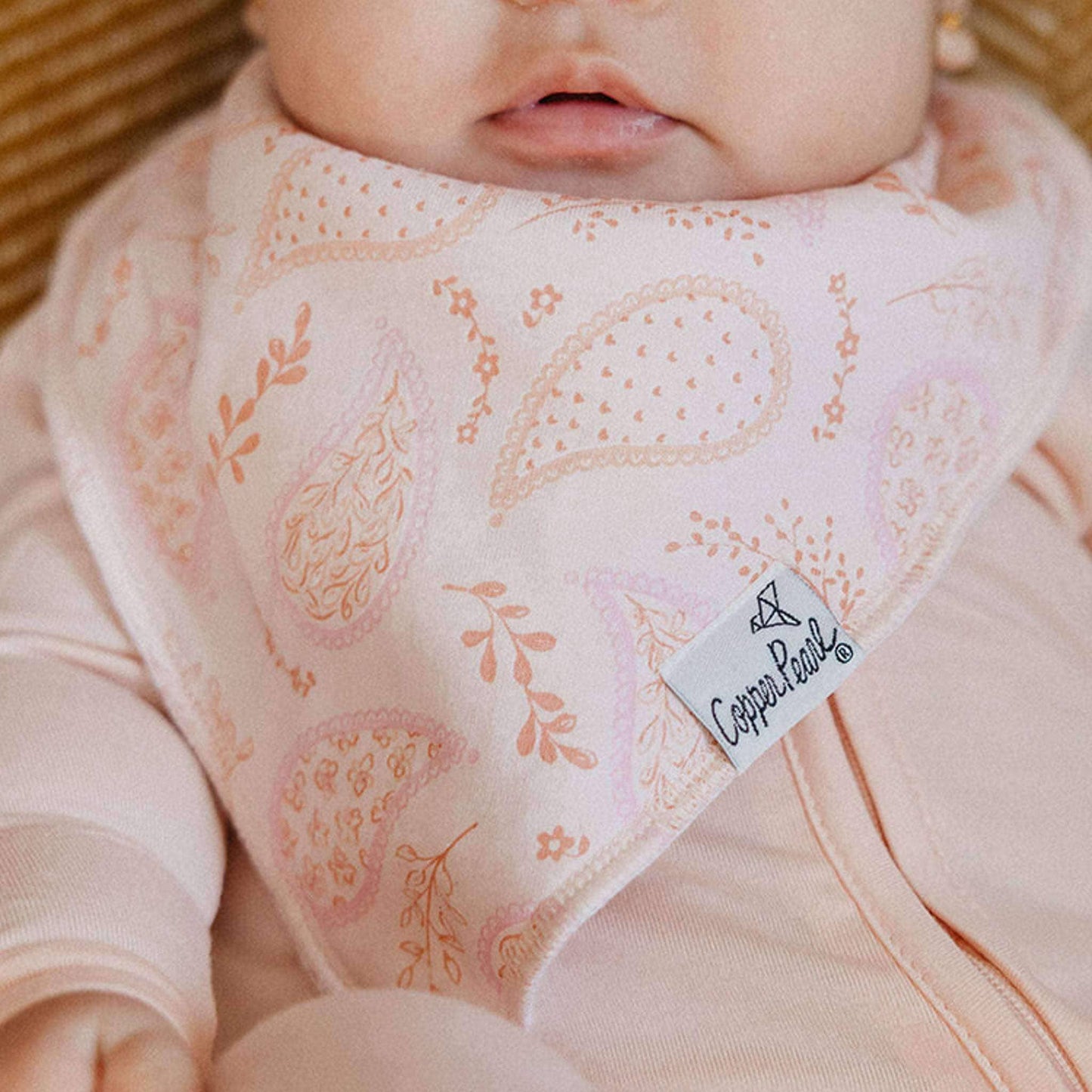 Copper Pearl - 4 Pack Baby Bandana Bibs - Cheyenne