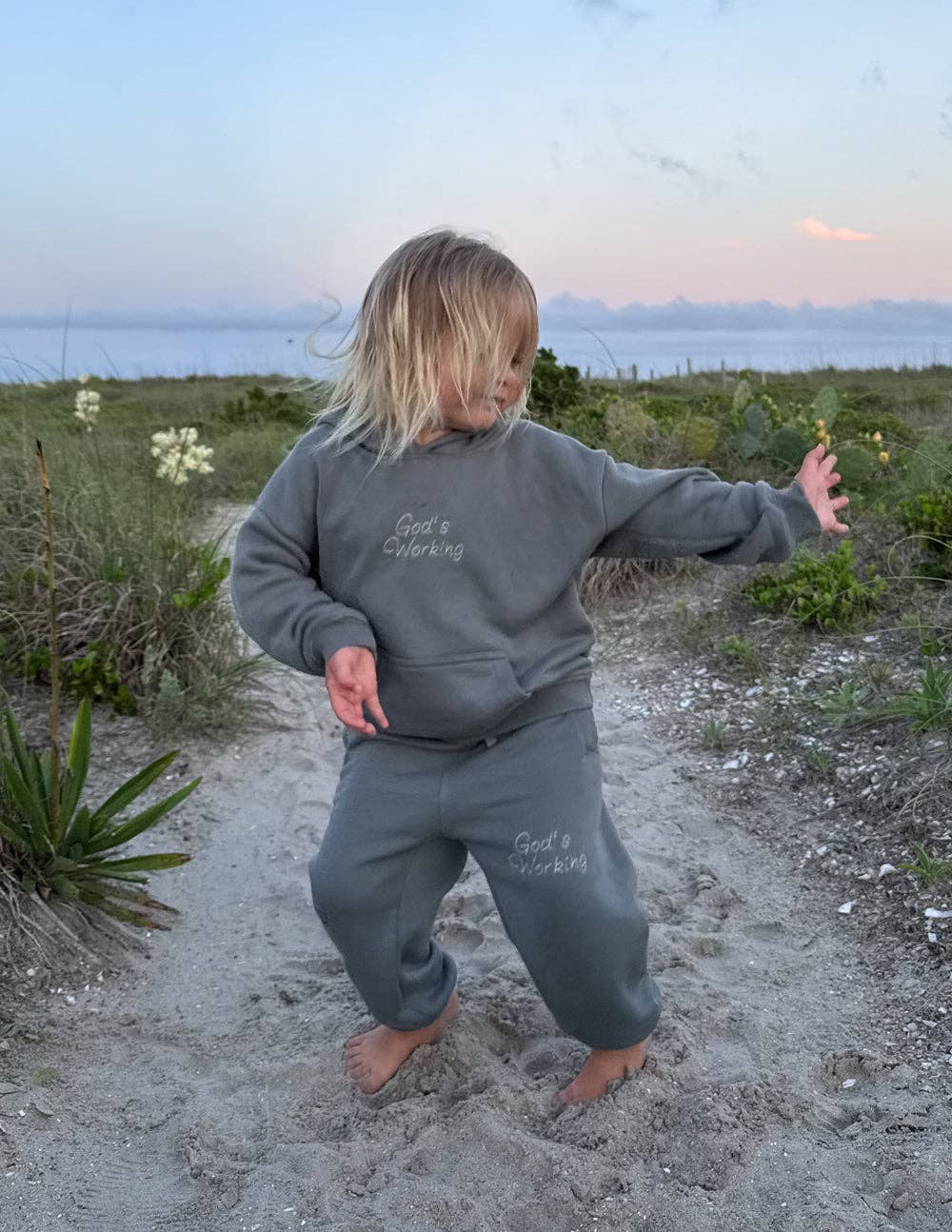 Elevated Faith - God's Still Working Kids Hoodie