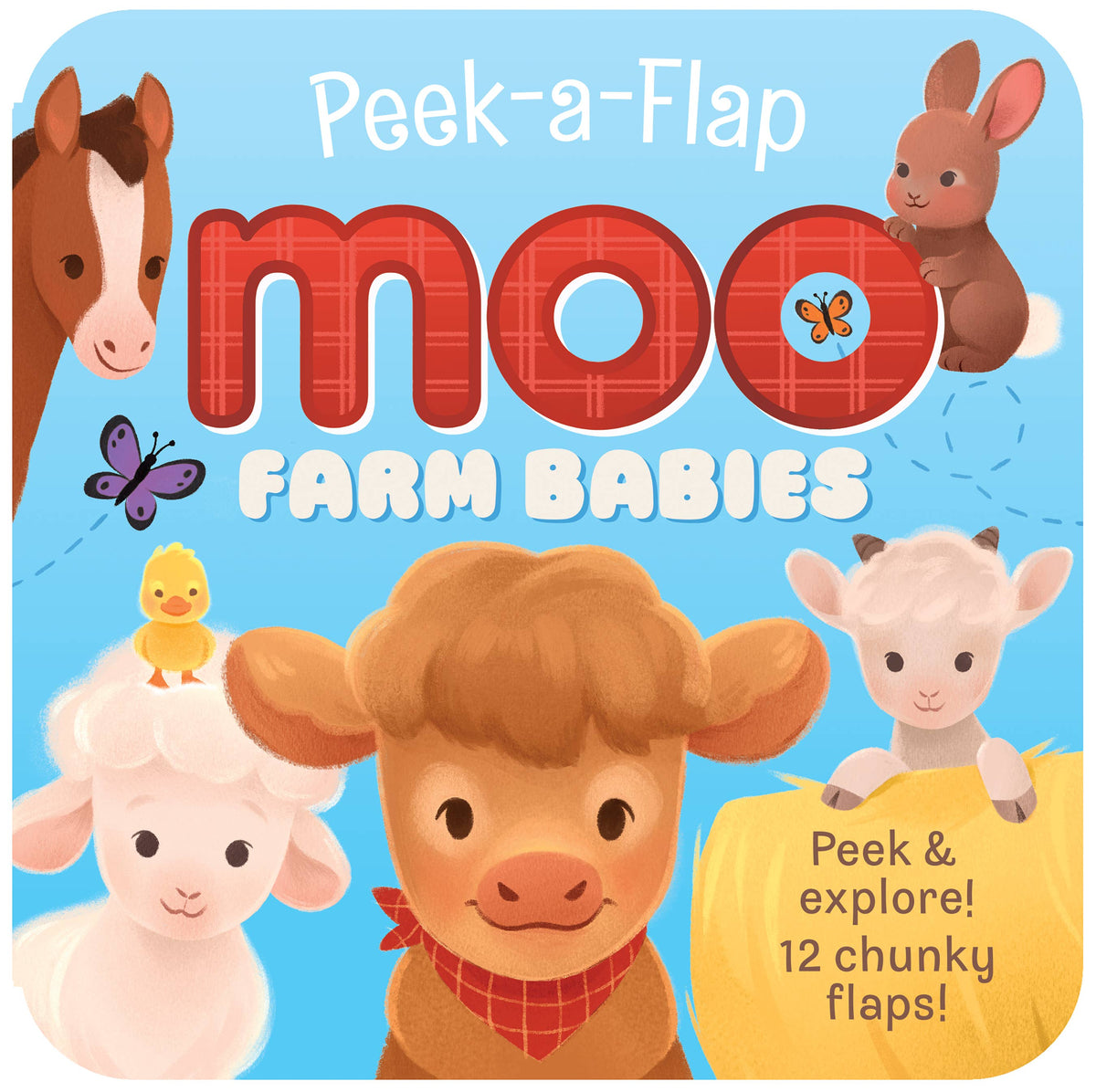 Peek-a-Flap Farm Babies