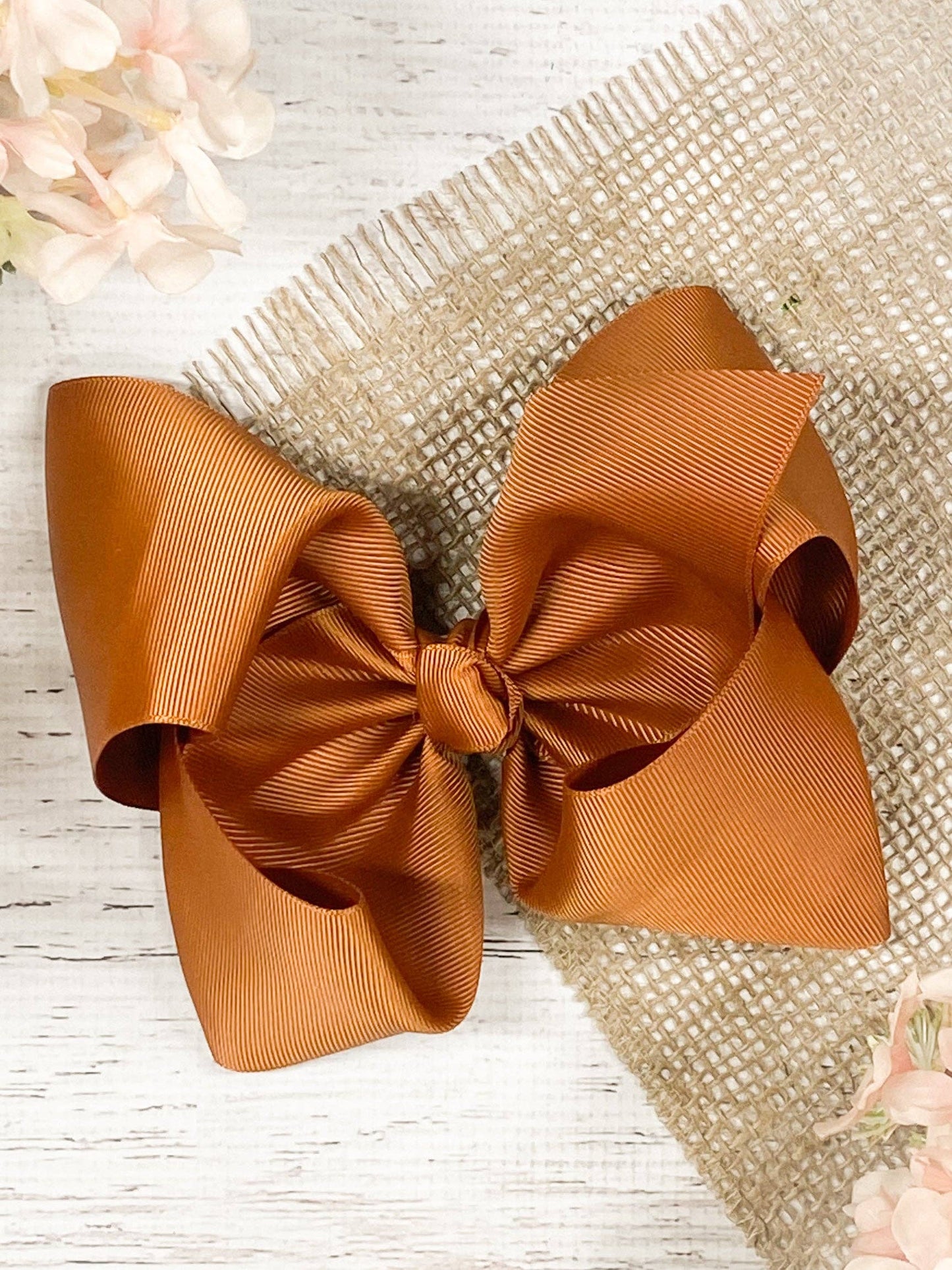 The Hair Bow Company - Texas Size Grosgrain Hair Bow - Alligator Clip - 6.5"