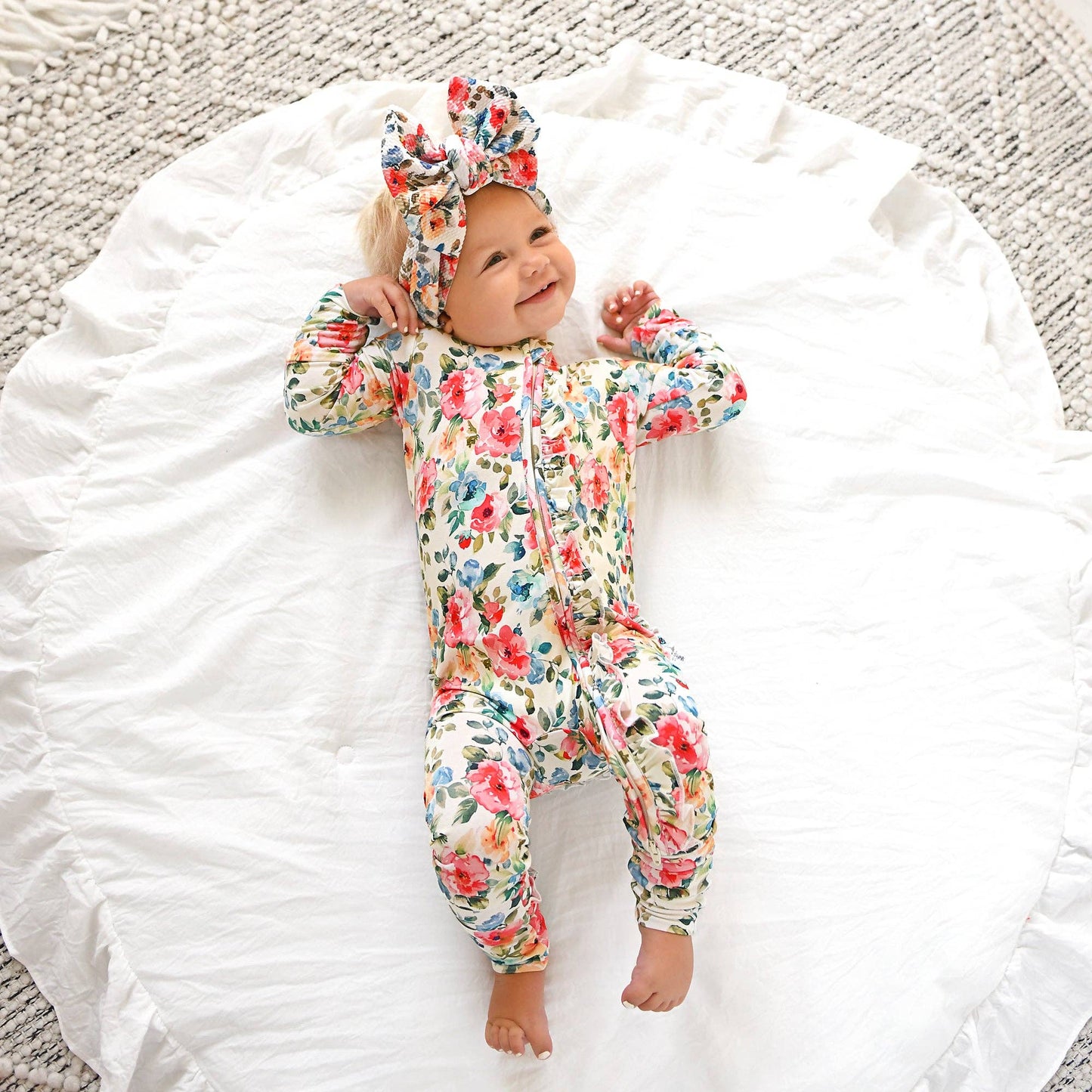Nayeli HEADWRAP Baby Toddler Floral Hair Accessories