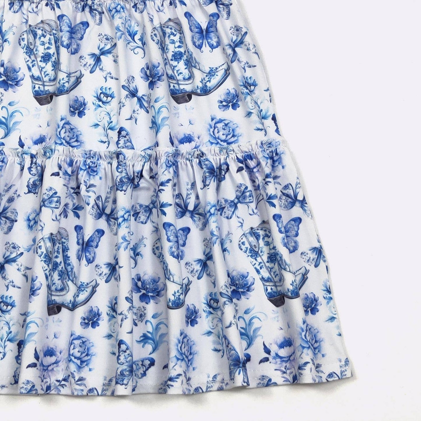 Boots & Butterflies Girls Dress