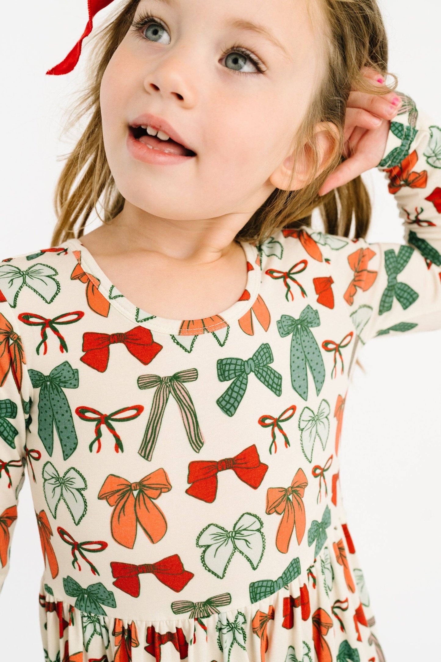 Little One Shop - Merry Bows Bamboo Dress