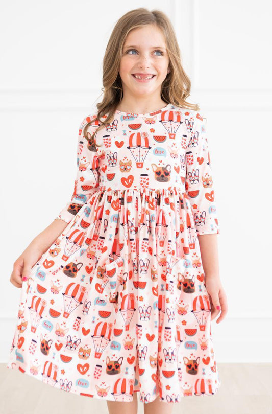 Puppy Love Twirl Dress