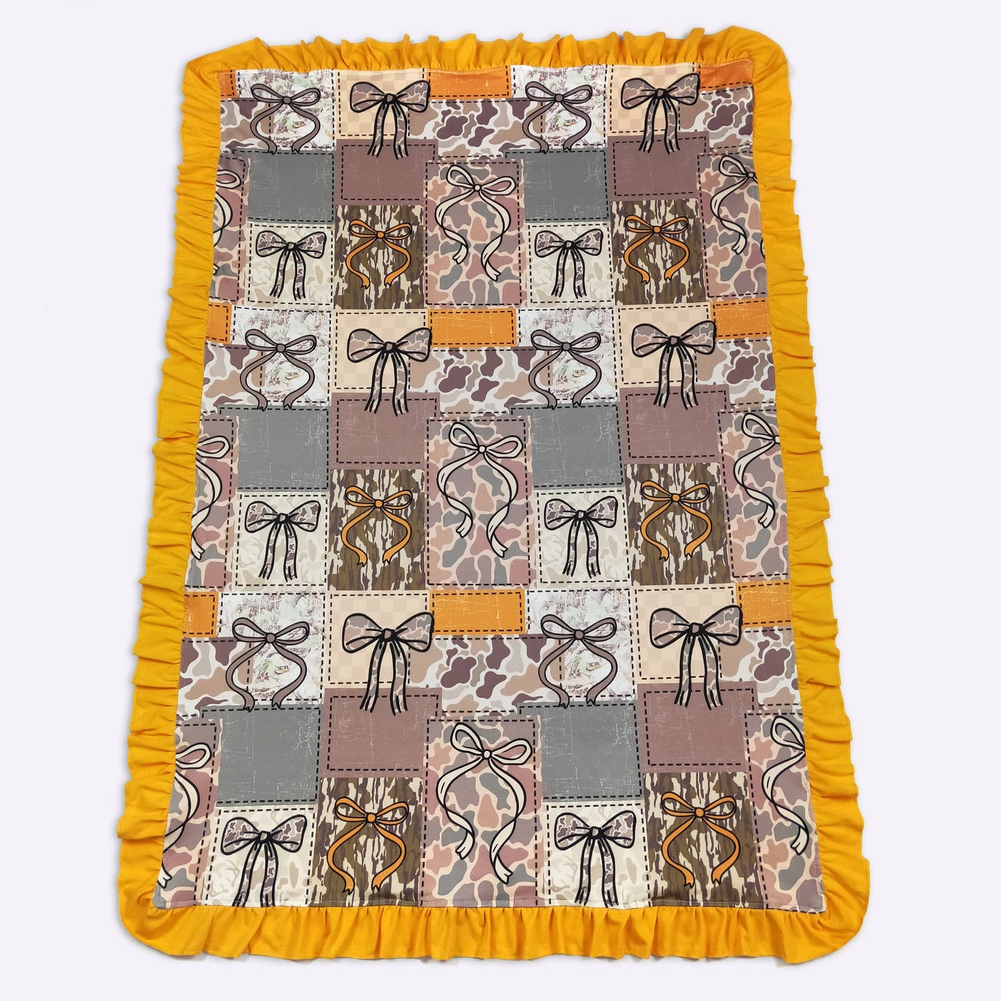 Clover Cottage - Camo Patchwork Blanket