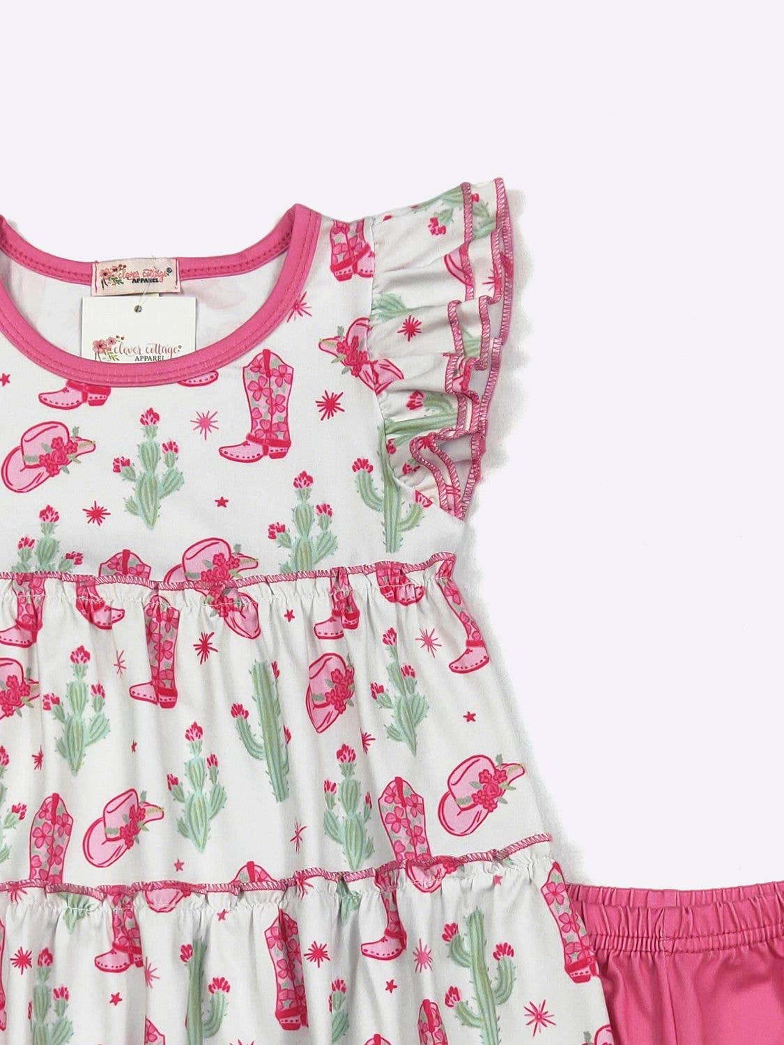 Pink Cactus Blossom Girls Set