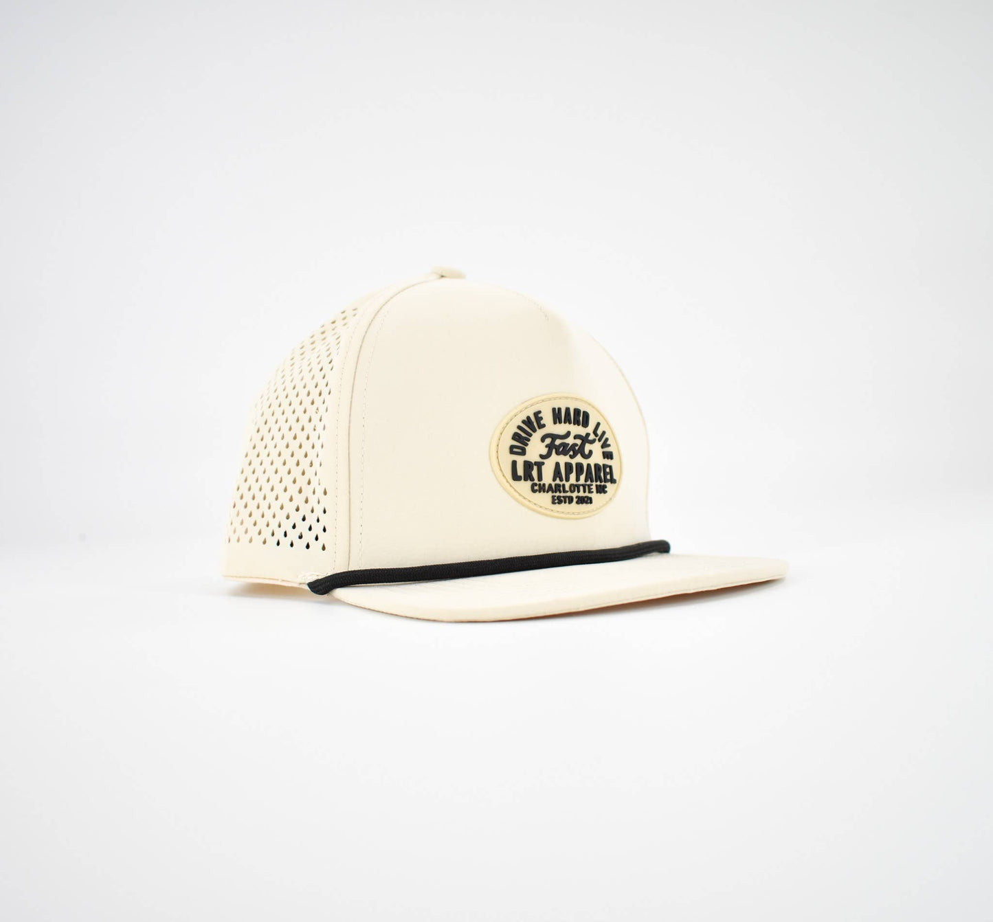 Little Rad Things - Kids Toddler Apex Waterproof Snapback Hat - Vintage White