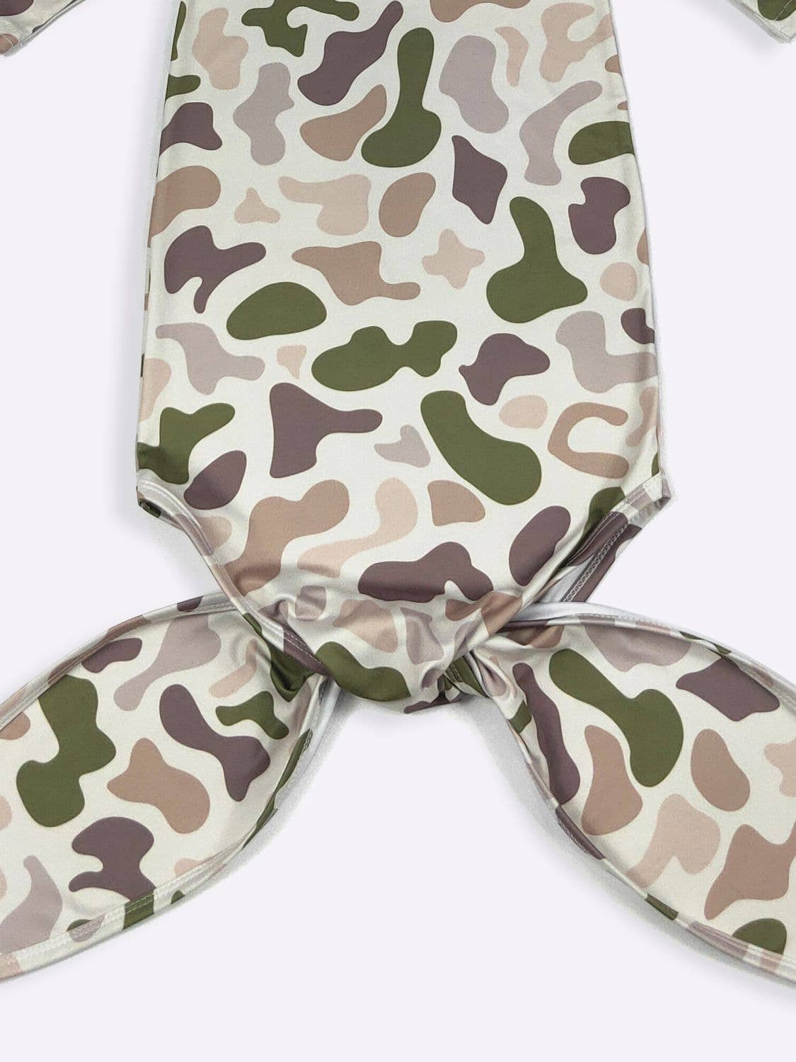 Clover Cottage - Outdoor Camo Baby Knotted Gown