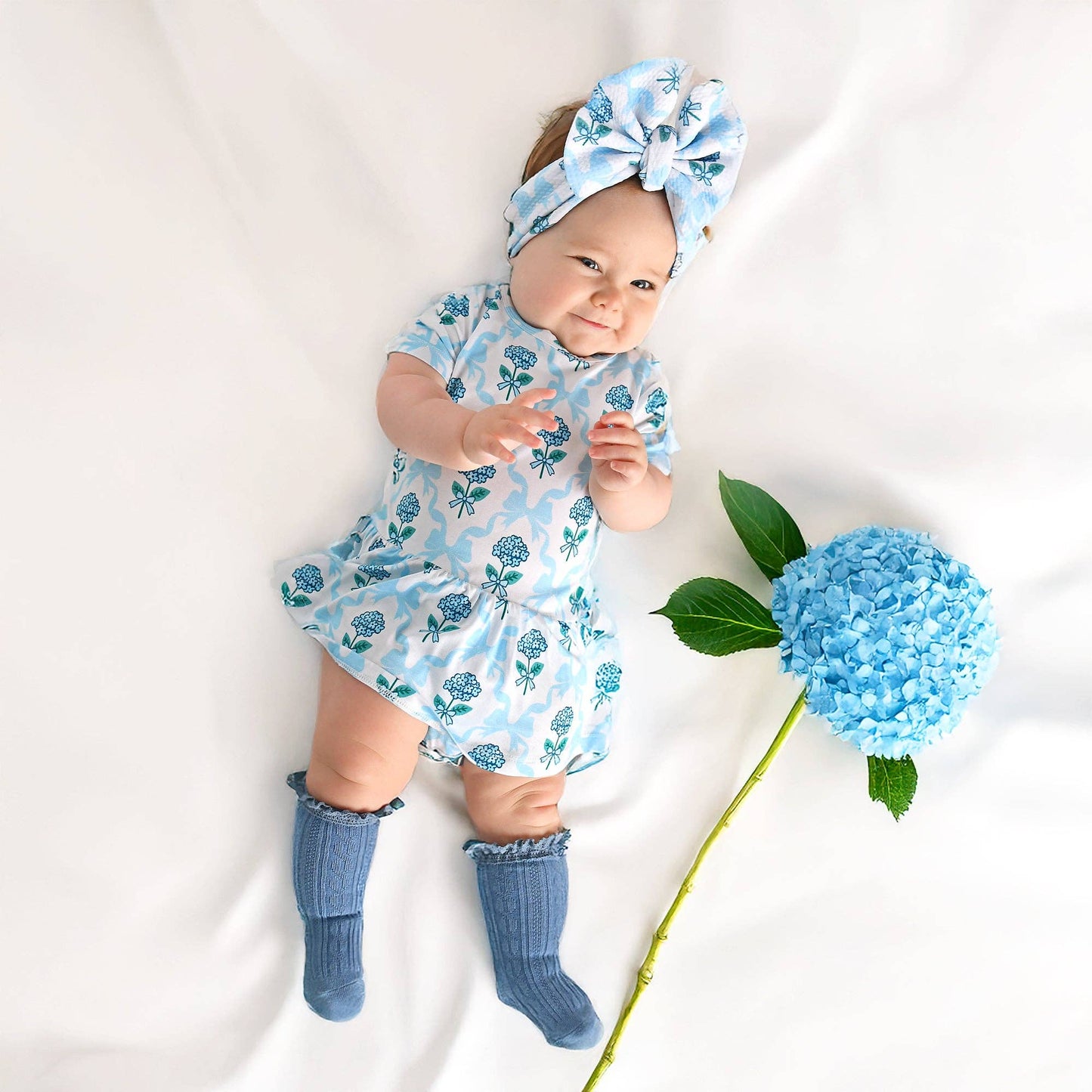 Savannah TUTU Bamboo Floral Baby Clothing Dress Outfit