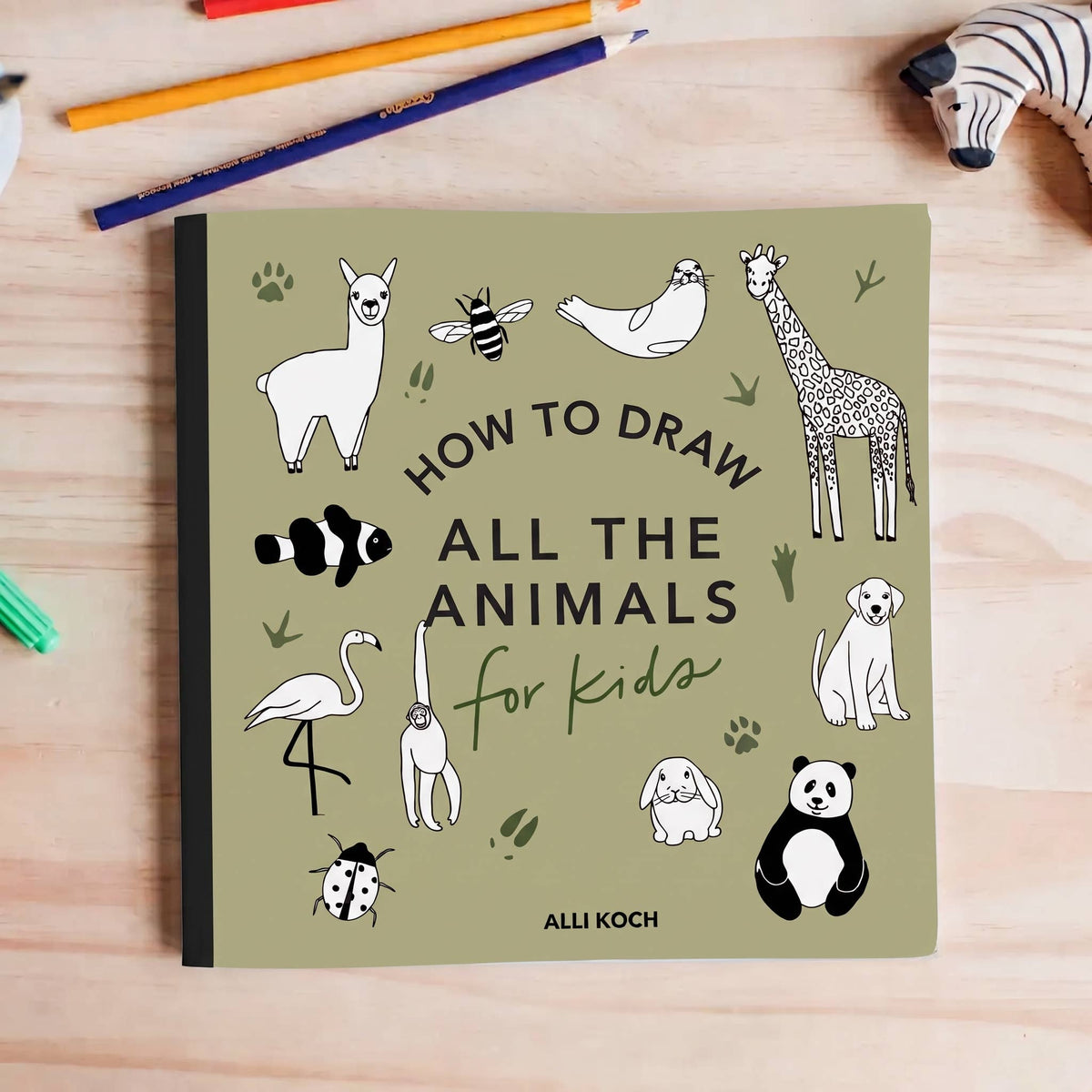 All The Animals: A How to Draw Art Book for Kids