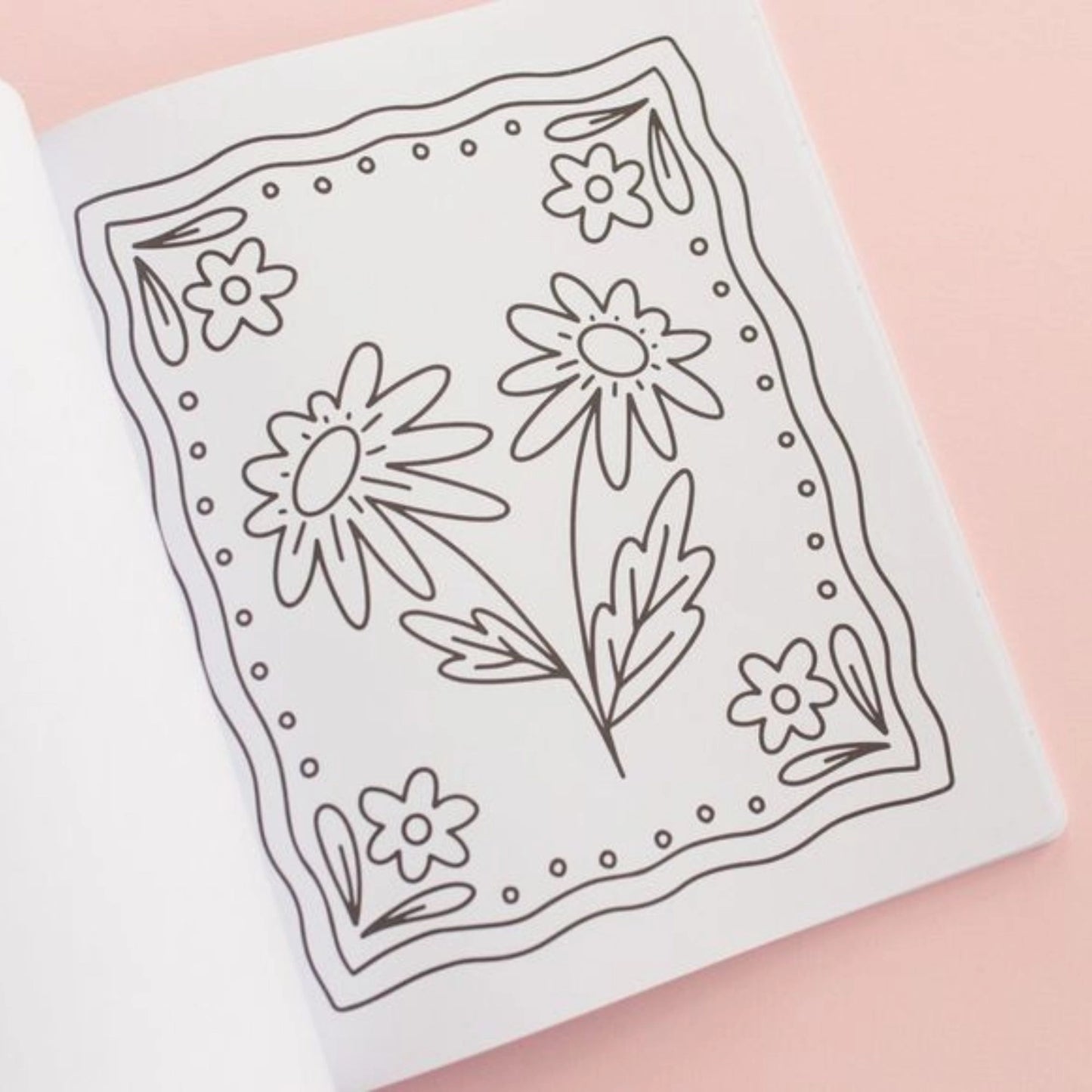 Bows and Blooms Coloring Book