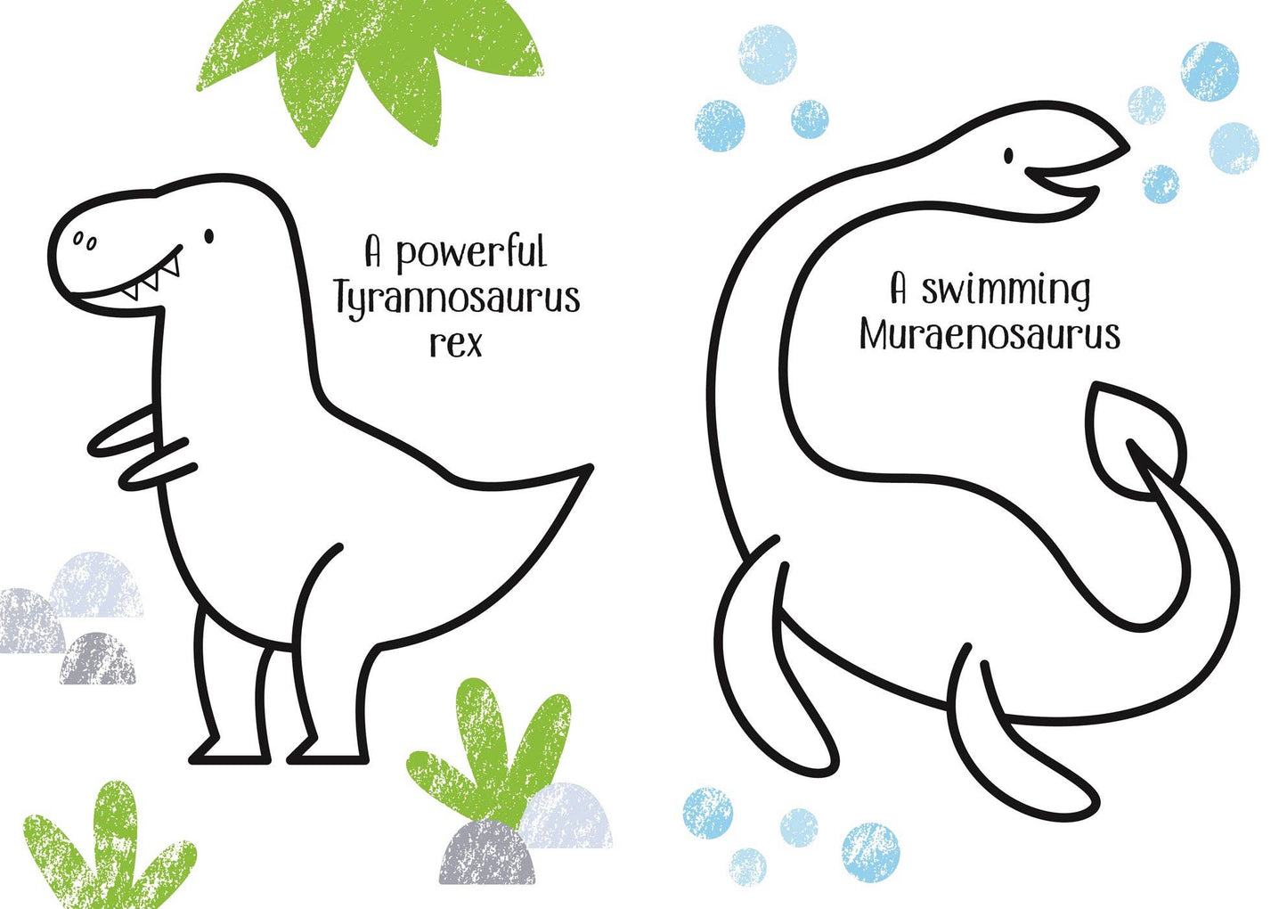 HarperCollins - Little Coloring Dinosaurs: Usborne
