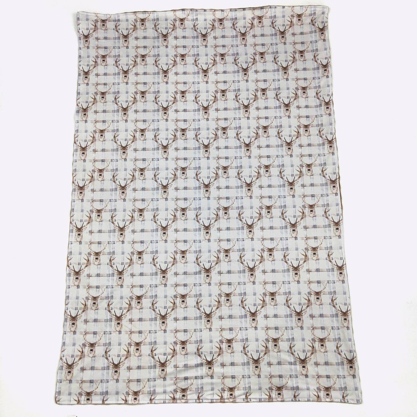 Plaid Deer Blanket