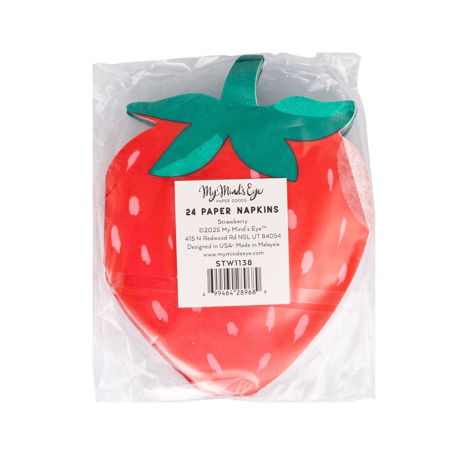 Strawberry Shaped Guest Napkin
