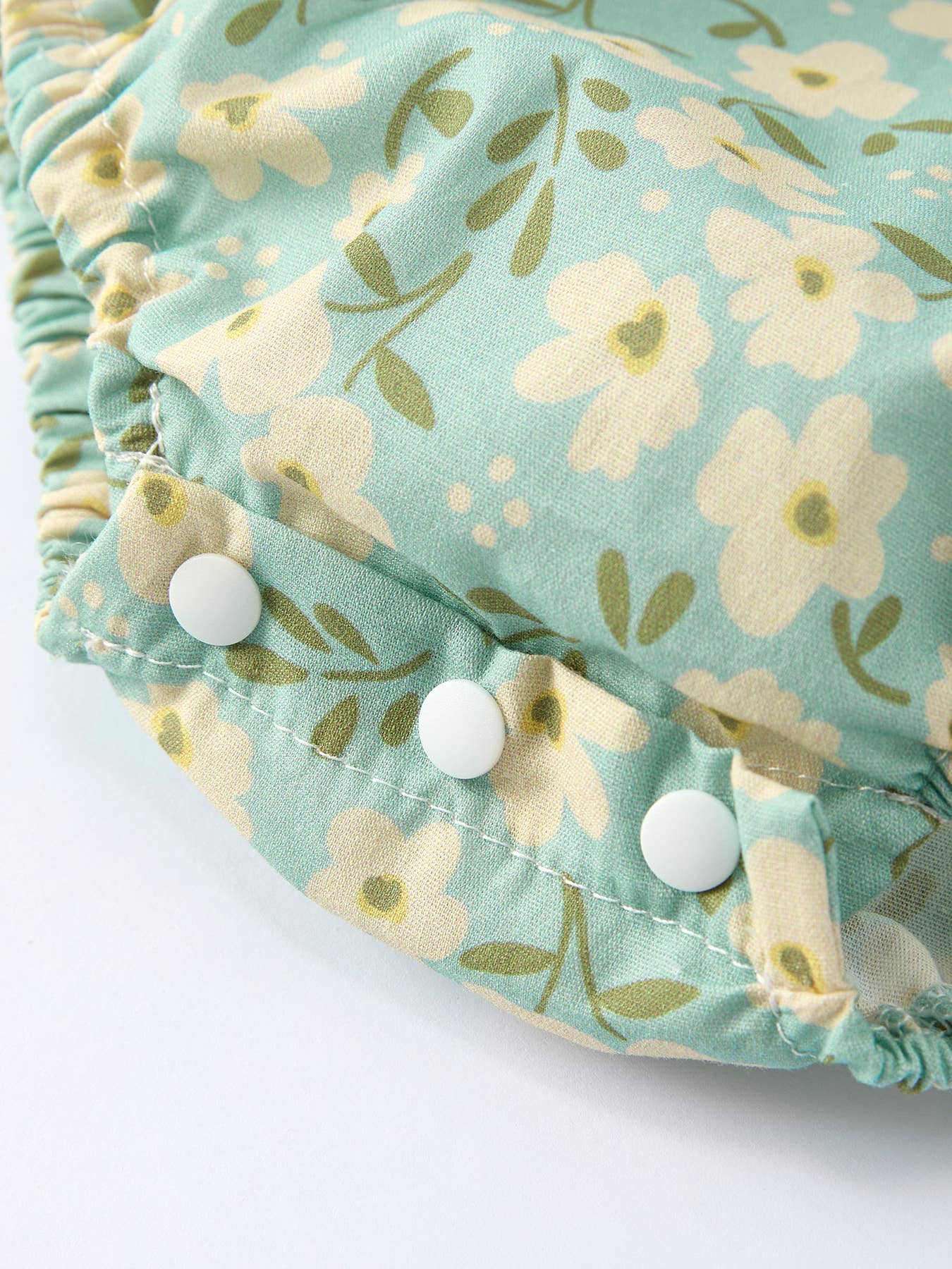 Spring Floral Print Long-Sleeved Romper and Dress Matching Headband