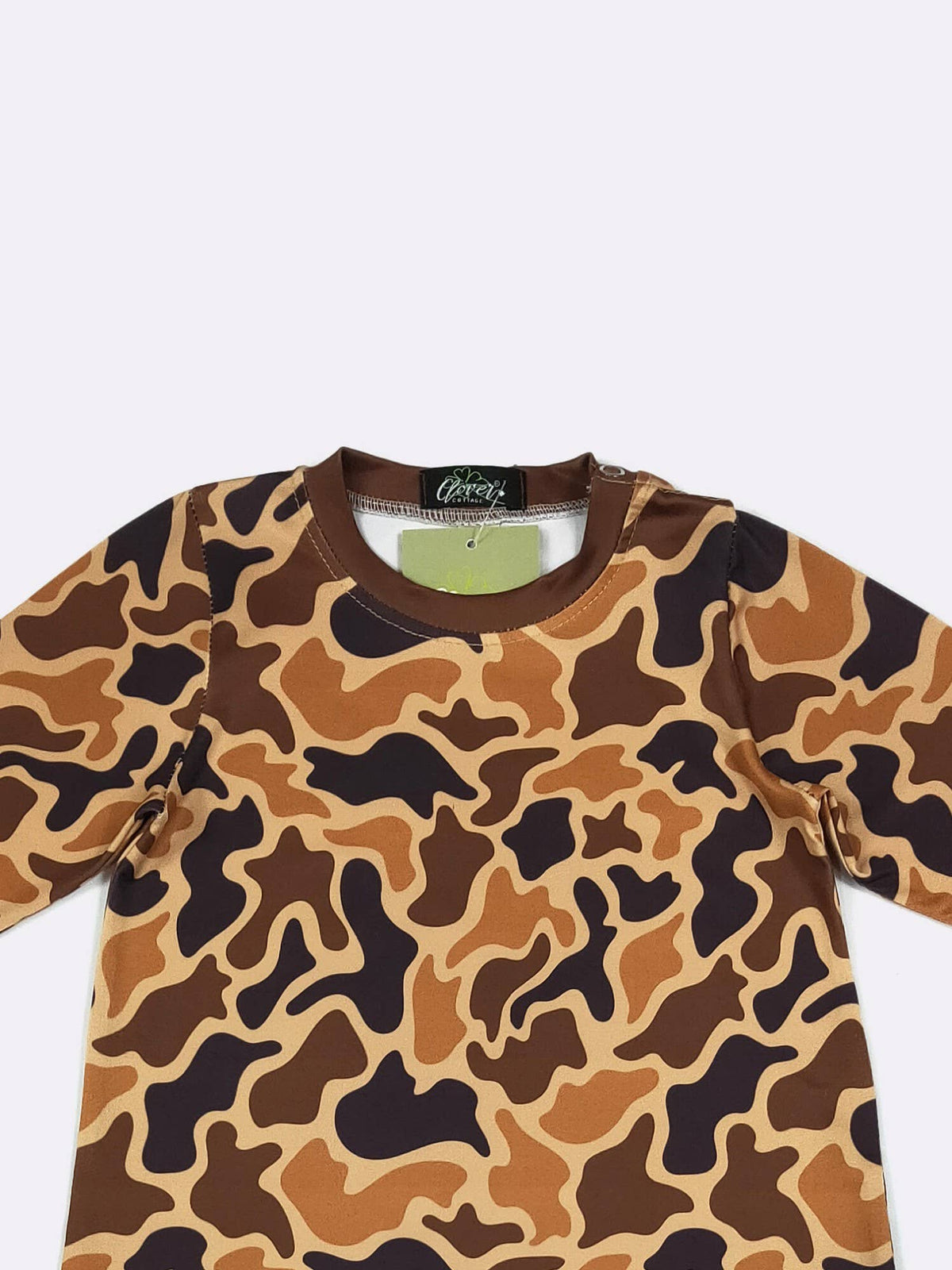 Muddy Camo Boy Romper