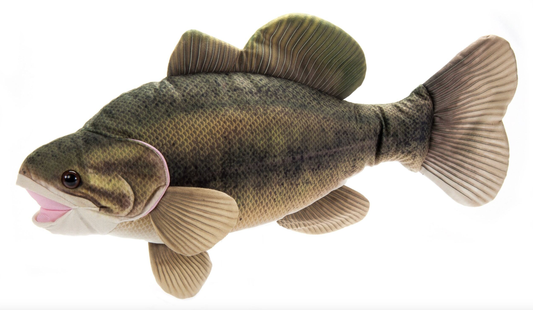 The Petting Zoo - River Fish Large Mouth Bass Medium 22" (56cm)