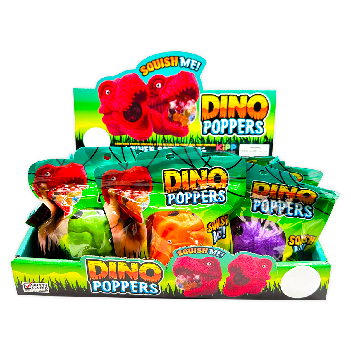 So Much Fun! Squishy Fidget Dino Poppers -