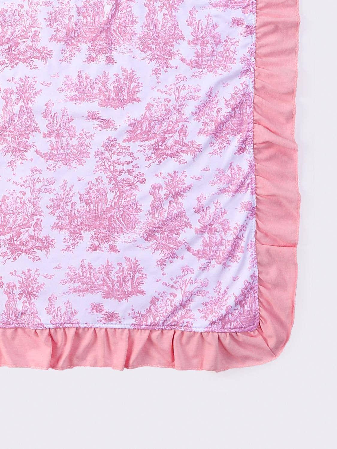 Pink Toile Blanket