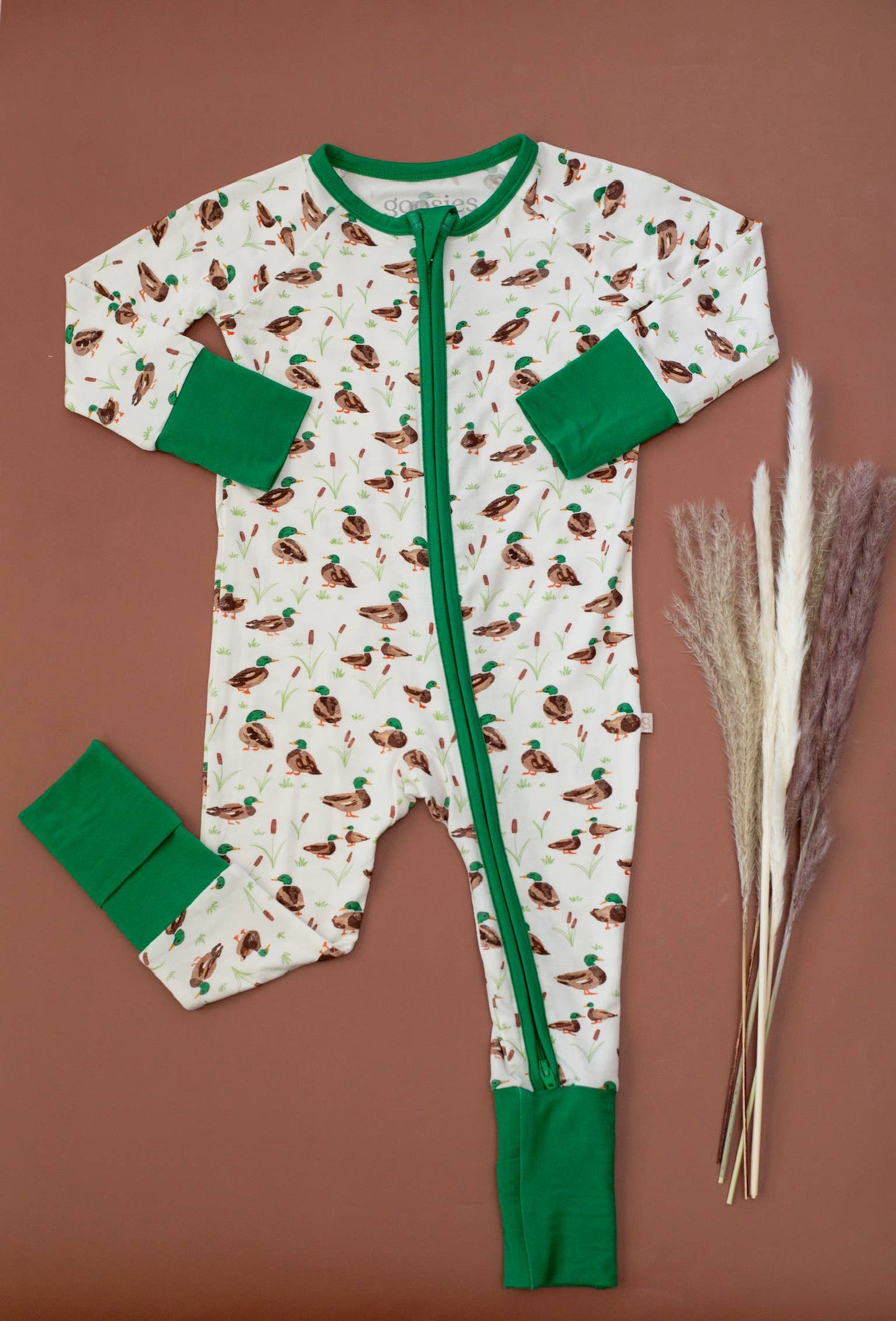 Goosies - Mallard Drake Ducks-Convertible Zip PJs