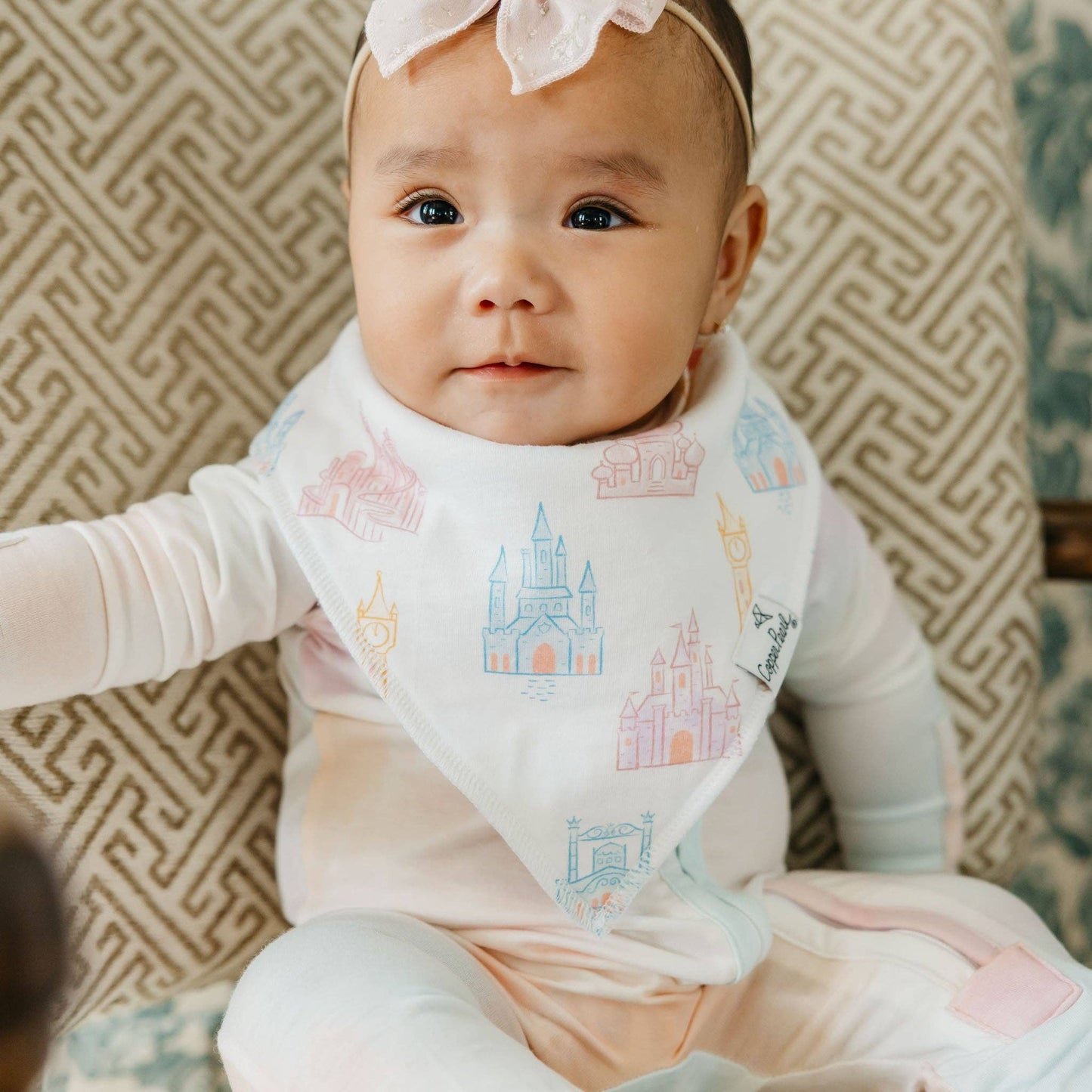 Copper Pearl - 4 Pack Baby Bandana Bibs - Disney Princess