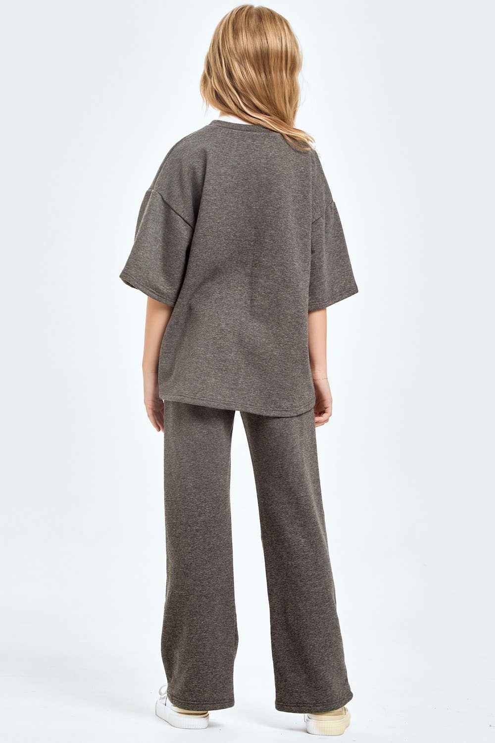 Cotton French Terry Top and Pants Set