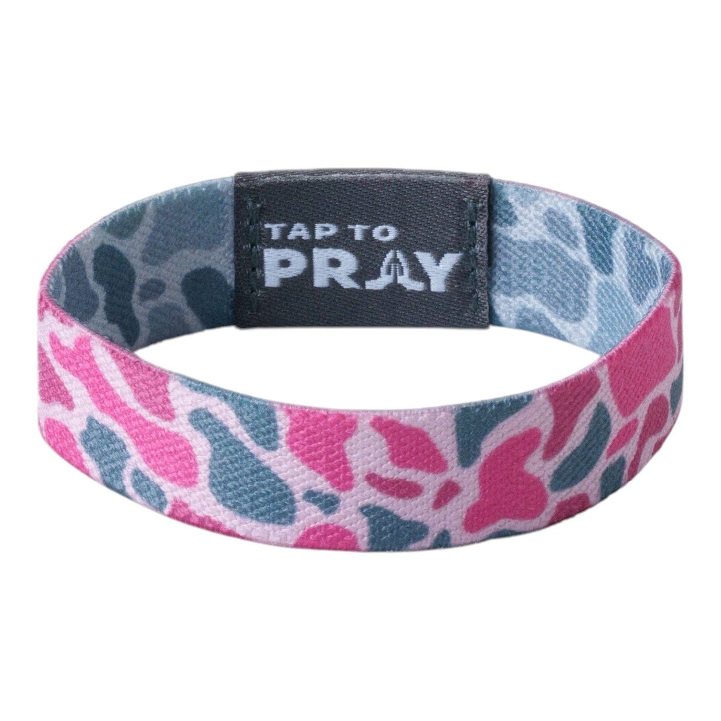 Versible - Tap To Pray™ Wristbands - River Rock Camo Pink & Ash