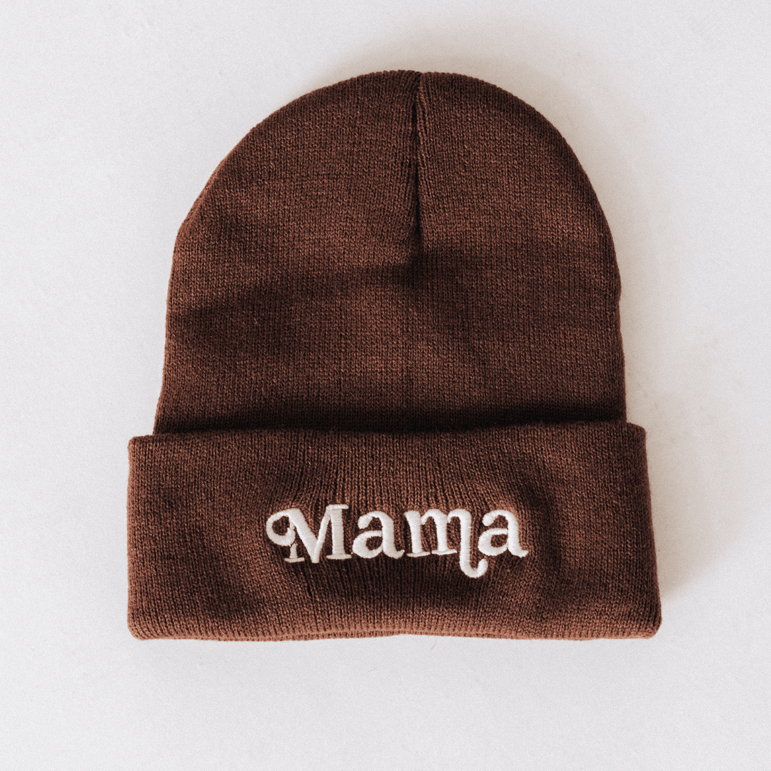 Mama- Dark Brown Hat