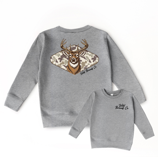 Wild Threads Co - Camo Deer Sweatshirt