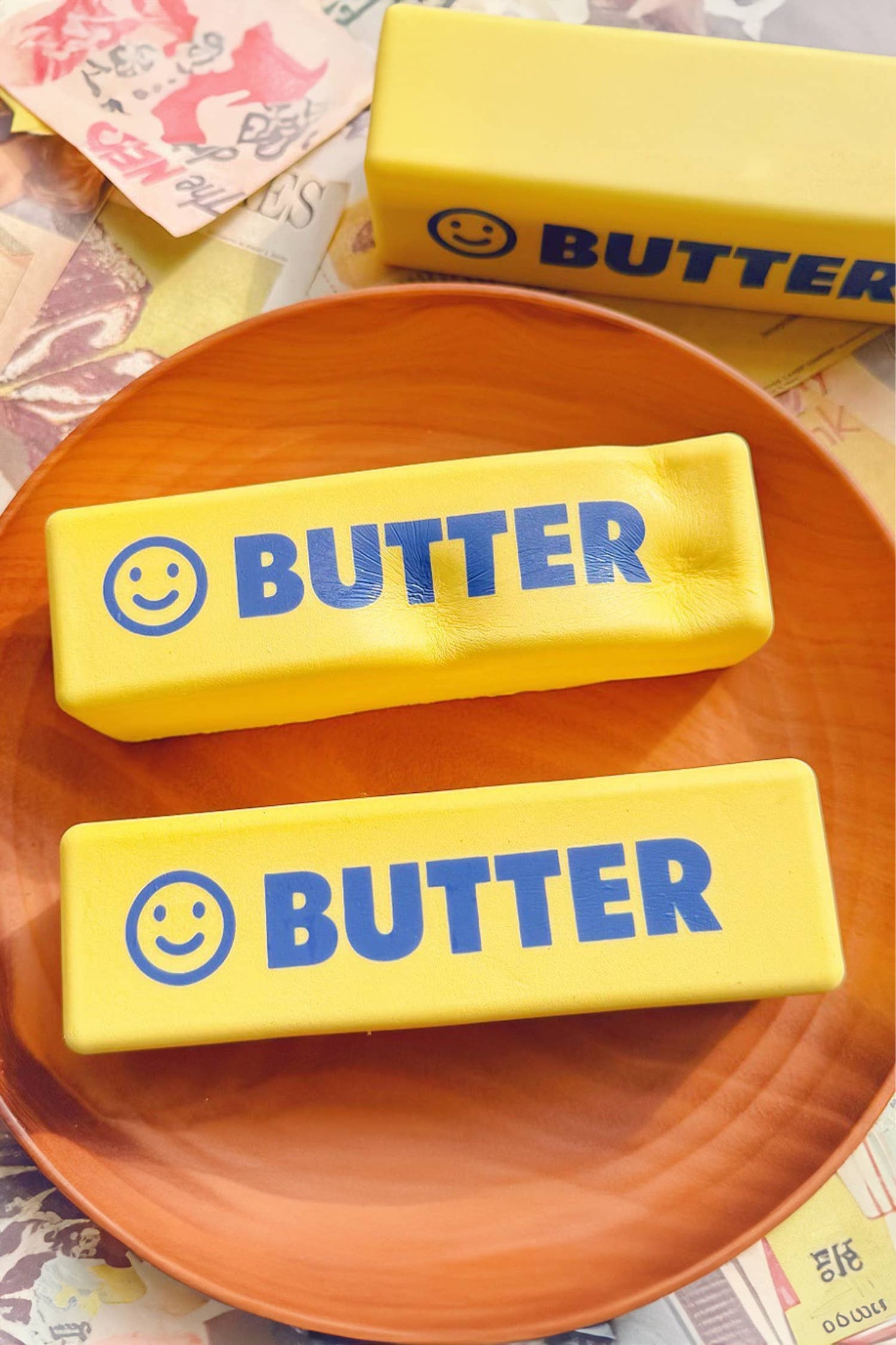 Butter Sofe Sticker Relieve Pressure Toy