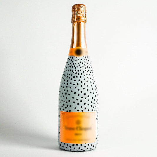 Beau Bottles - Beau Bottles Black and White Dots – Champagne Collection
