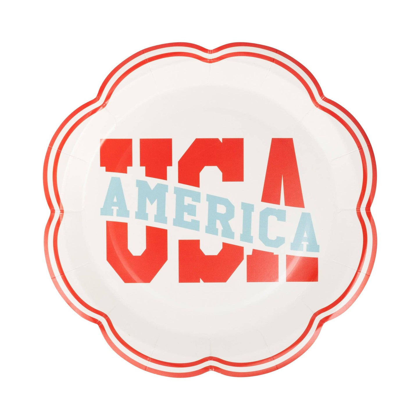 USA America Wide Plate (8 ct)