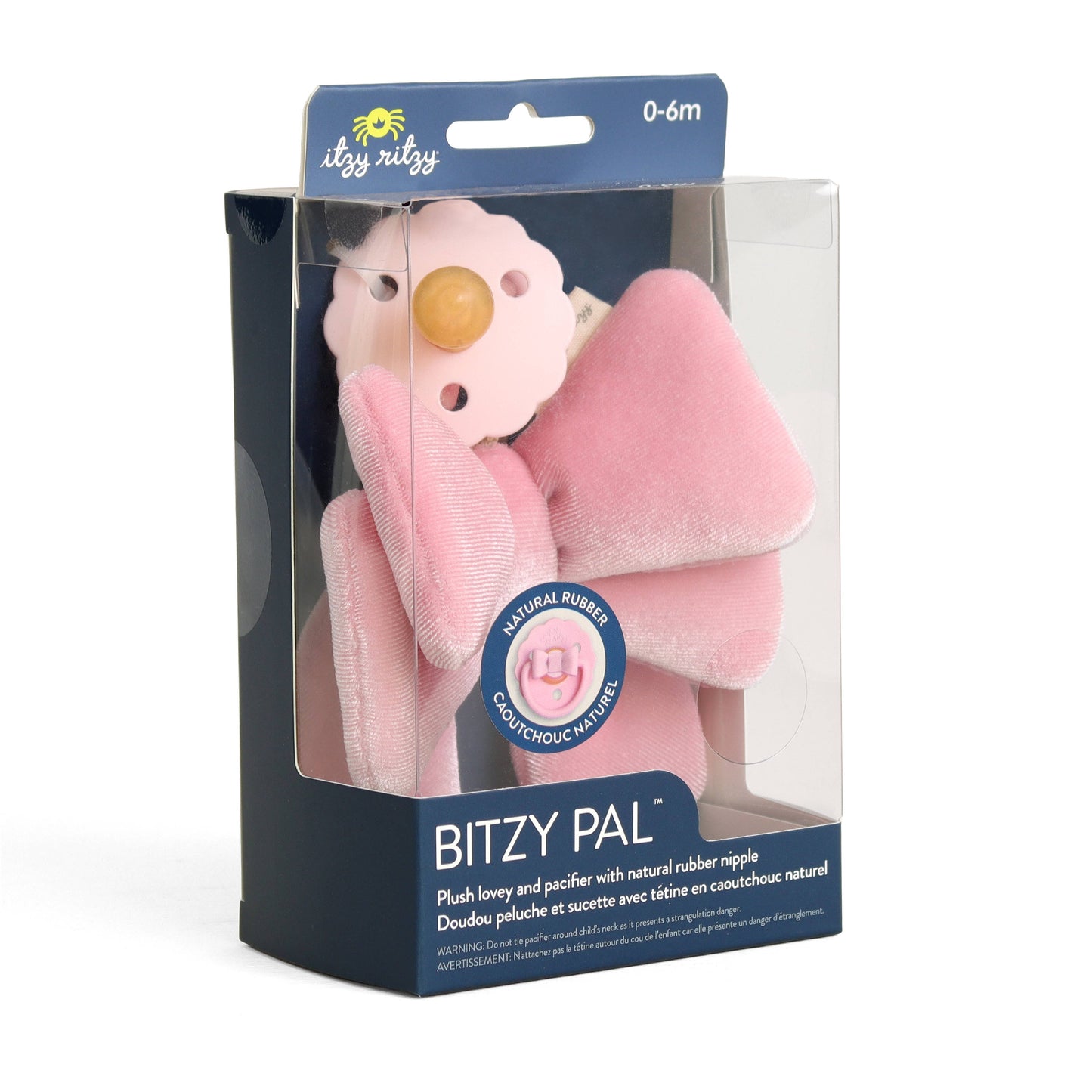 Itzy Ritzy - *NEW OPTIONS* Bitzy Pal Natural Rubber Pacifier & Plush
